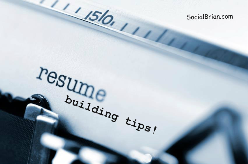 Building your resume tips